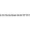 Thumbnail Image 2 of Sterling Silver 0.12ct Diamond Illusion Set Tennis Bracelet
