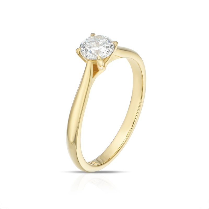 Main Image 2 of The Forever Diamond 18ct Yellow Gold 0.50ct Diamond Solitaire Ring
