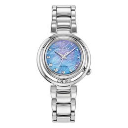 Citizen  Eco-Drive L Arcly Ladies' Blue Mother Of Pearl Dial Bracelet Watch