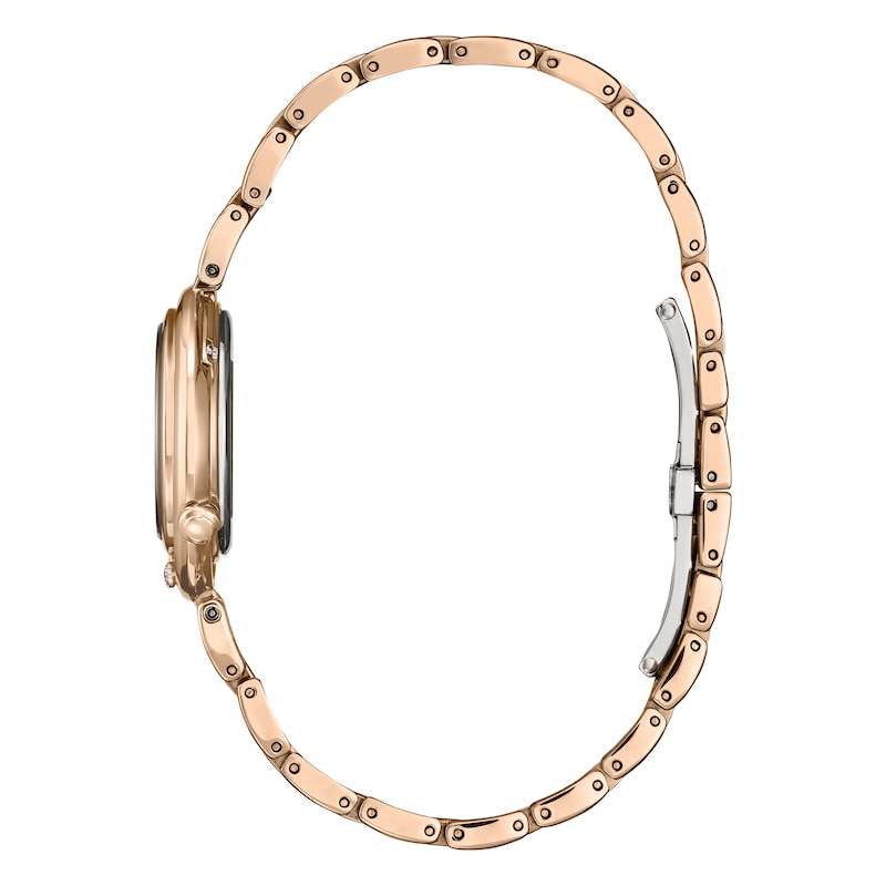 Main Image 2 of Citizen  Eco-Drive L Arcly Ladies' Green Mother Of Pearl Dial Rose Gold Tone Bracelet Watch