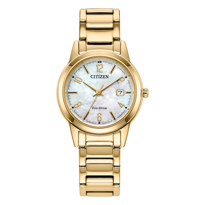 Main Image 1 of Citizen  Eco-Drive Ladies' Mother Of Pearl Dial Stainless Steel Bracelet Watch