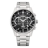 Thumbnail Image 1 of Citizen Men's Black Chronograph Dial Stainless Steel Bracelet Watch