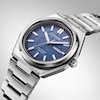 Thumbnail Image 5 of Citizen Eco-Drive Zenshin Super Titanium Men's Textured Blue Dial Bracelet Watch