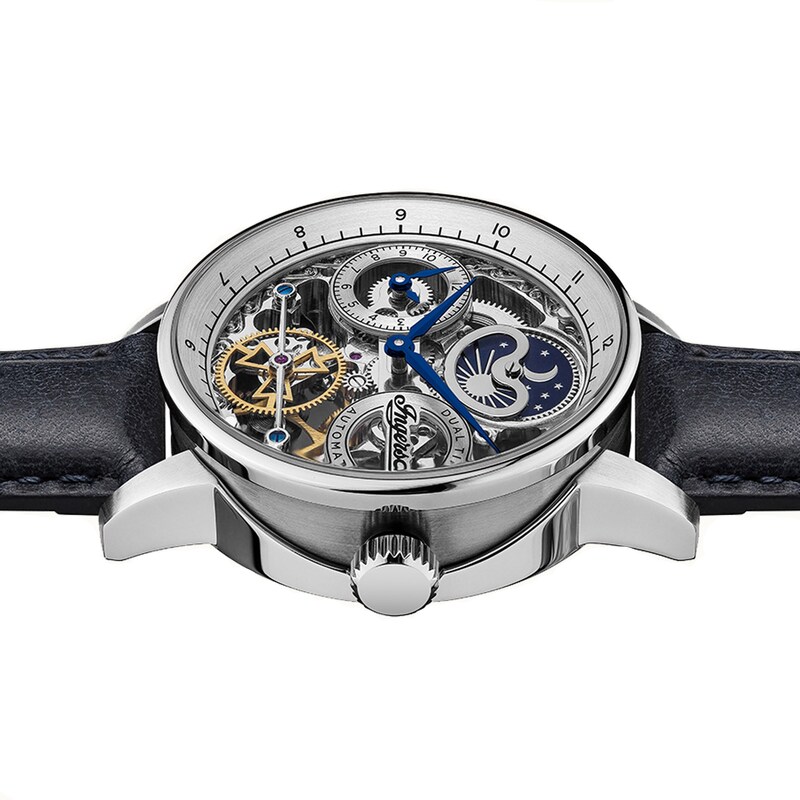 Main Image 2 of Ingersoll 1892 The Jazz Men's Automatic Blue Leather Strap Watch