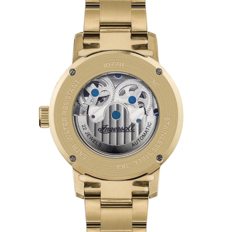 Main Image 4 of Ingersoll 1892 The Jazz Men's Automatic Gold Tone Bracelet Watch