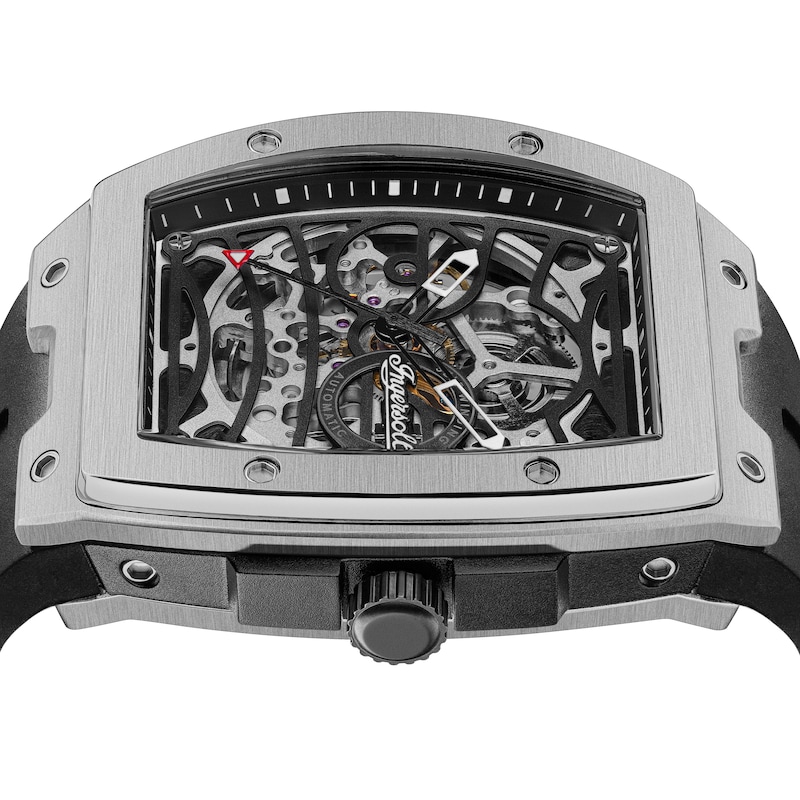 Main Image 2 of Ingersoll 1892 The Challenger Men's Automatic Black PU Rubber Strap Watch