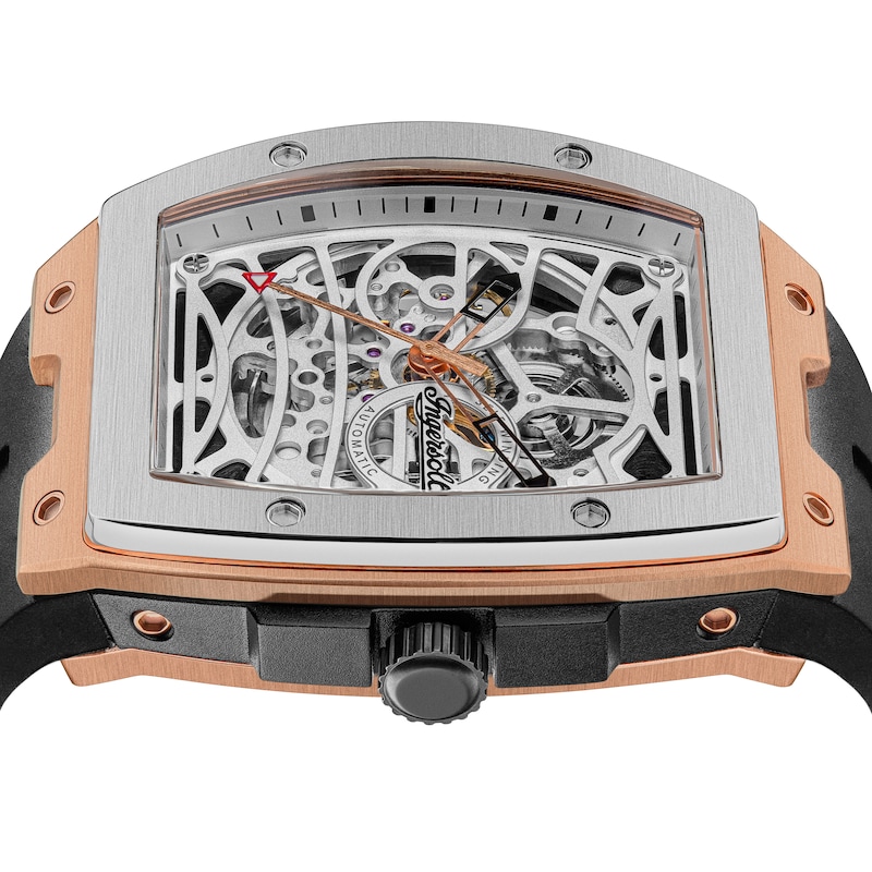 Main Image 2 of Ingersoll 1892 The Challenger Men's Automatic Black PU Rubber Strap Watch