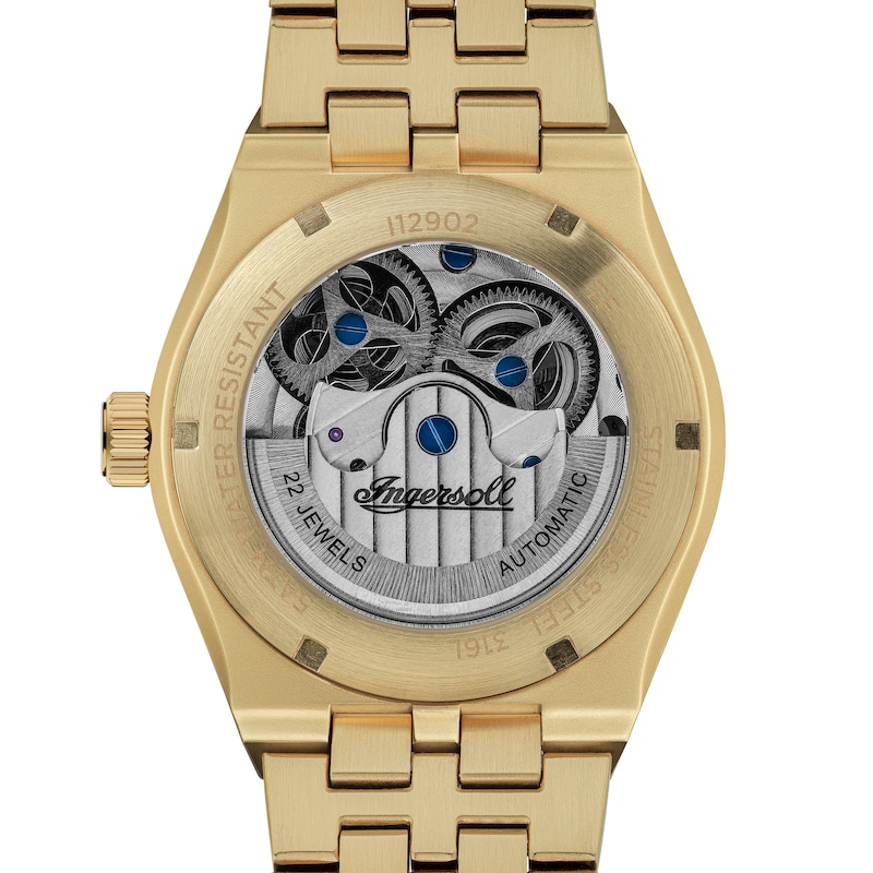 Main Image 4 of Ingersoll 1892 The Broadway Men's Automatic Gold Tone Bracelet Watch