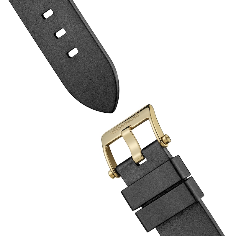 Main Image 5 of Ingersoll 1892 The Broadway Men's Automatic Black Skeleton Dial Strap Watch