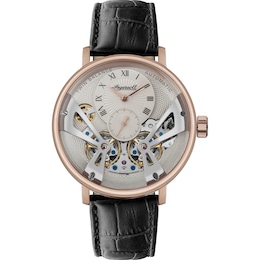 Ingersoll 1892 The Tennessee Men's Automatic Black Leather Strap Watch