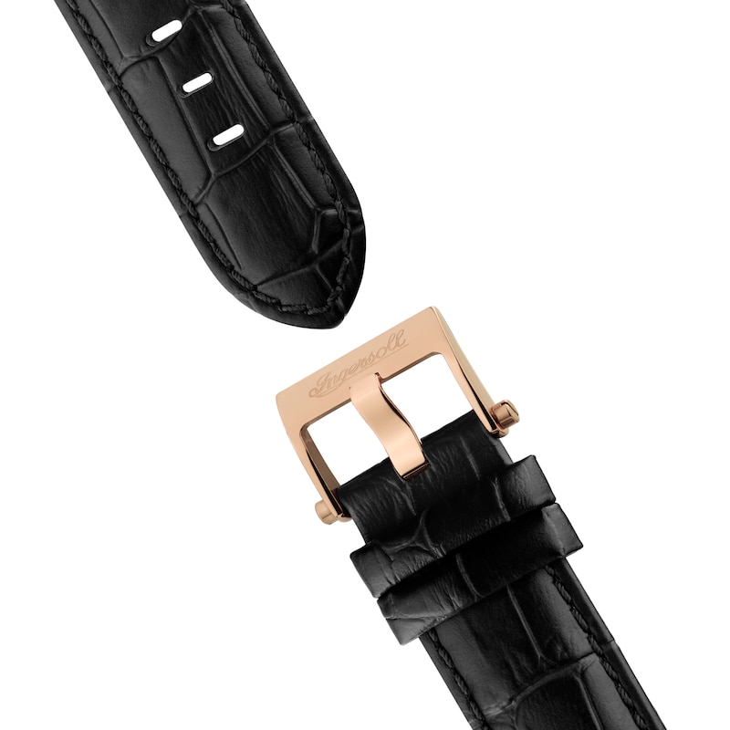 Main Image 5 of Ingersoll 1892 The Tennessee Men's Automatic Black Leather Strap Watch
