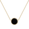 Thumbnail Image 1 of Radley 18ct Gold Plated Black Onyx Pendant Necklace