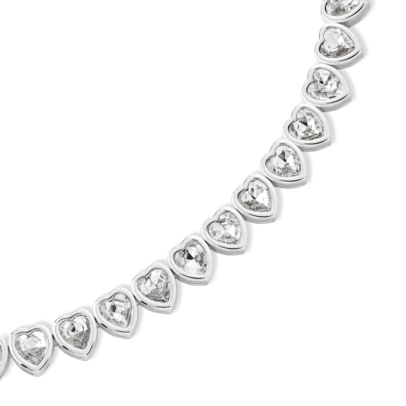 Main Image 2 of Radley Silver Tone Heart Stone Set Bolo Bracelet