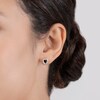Thumbnail Image 3 of Radley Gold Tone Sterling Silver Black Heart Stone Set Stud Earrings