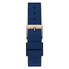 Thumbnail Image 3 of Guess Ladies' Rose Gold Tone Stone Set Blue Silicone Strap Watch