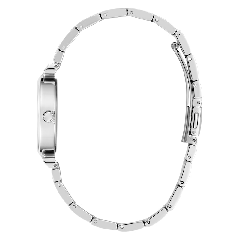 Main Image 2 of Guess Ladies' Stone Set Detail Stainless Steel Bracelet Watch