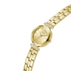 Thumbnail Image 4 of Guess Ladies' Stone Set Detail Gold Tone Bracelet Watch