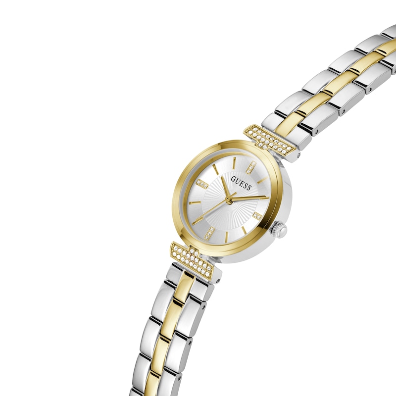 Main Image 4 of Guess Ladies' Stone Set Two Tone Bracelet Watch