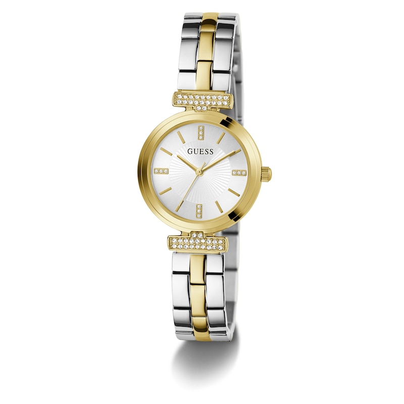 Main Image 5 of Guess Ladies' Stone Set Two Tone Bracelet Watch