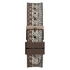 Thumbnail Image 3 of Guess 40th Edition Ladies' Brown Tone Stone Set Fabric Backed Silicone Strap Watch