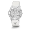 Thumbnail Image 5 of Guess 40th Edition Ladies' Stainless Steel Stone Set Fabric Backed Silicone Strap Watch