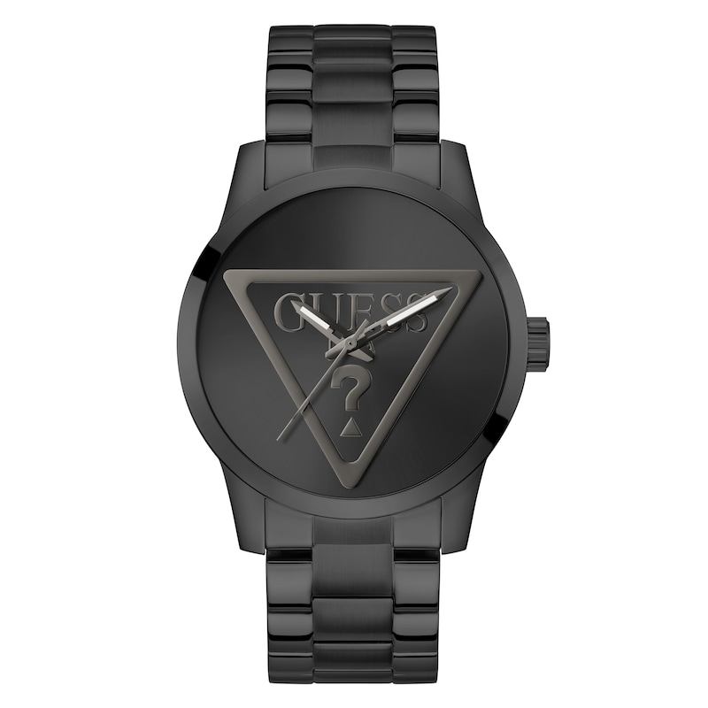 Main Image 1 of Guess Men's Logo Black Tone Bracelet Watch