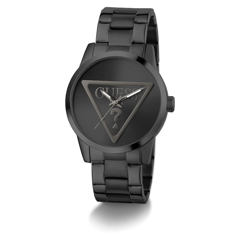 Main Image 5 of Guess Men's Logo Black Tone Bracelet Watch
