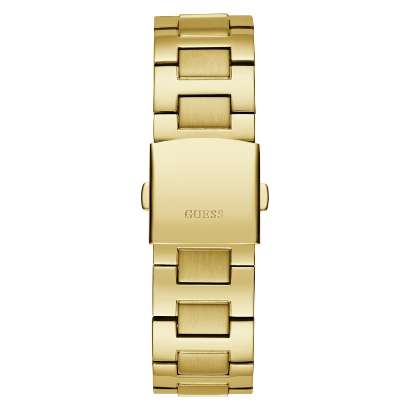 Main Image 3 of Guess Ladies' Stone Set Black Dial Yellow Tone Bracelet Watch