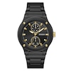 Thumbnail Image 1 of Guess Men's Gold Detail Black Tone Bracelet Watch