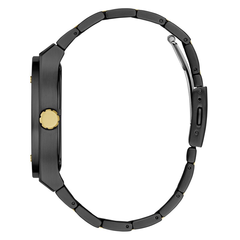 Main Image 2 of Guess Men's Gold Detail Black Tone Bracelet Watch