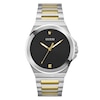 Thumbnail Image 1 of Guess Ladies' Two Tone Black Stone Dial Bracelet Watch
