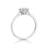 Thumbnail Image 3 of 9ct White Gold 0.25ct Diamond Daisy Cluster Ring