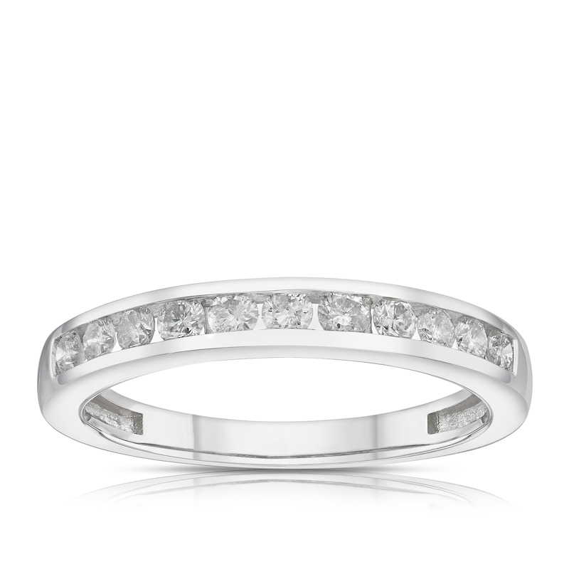 Main Image 1 of Platinum 0.33ct Diamond Channel Set Eternity Ring