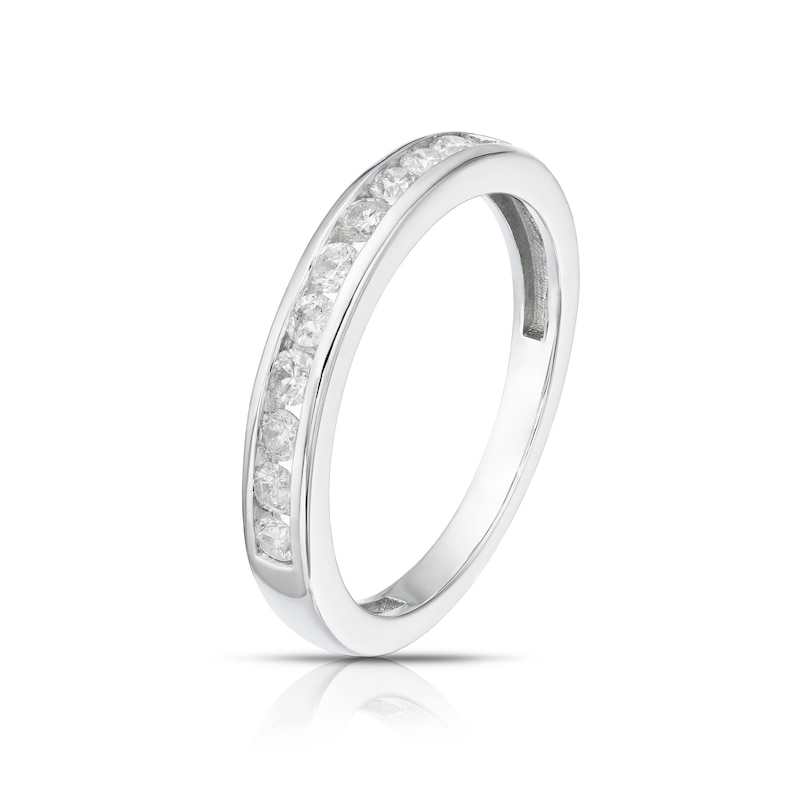Main Image 2 of Platinum 0.33ct Diamond Channel Set Eternity Ring