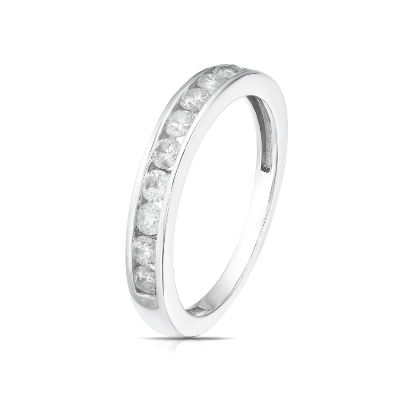 Main Image 2 of Platinum 0.50ct Diamond Channel Set Eternity Ring