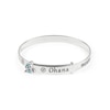 Thumbnail Image 1 of Stitch Sterling Silver 'Ohana Means Family' Bangle
