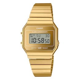Casio Collection A700WEVG-9AEF Gold Tone Stainless Steel Bracelet Watch