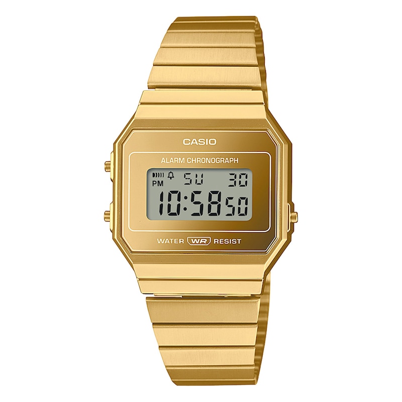 Main Image 1 of Casio Collection A700WEVG-9AEF Gold Tone Stainless Steel Bracelet Watch