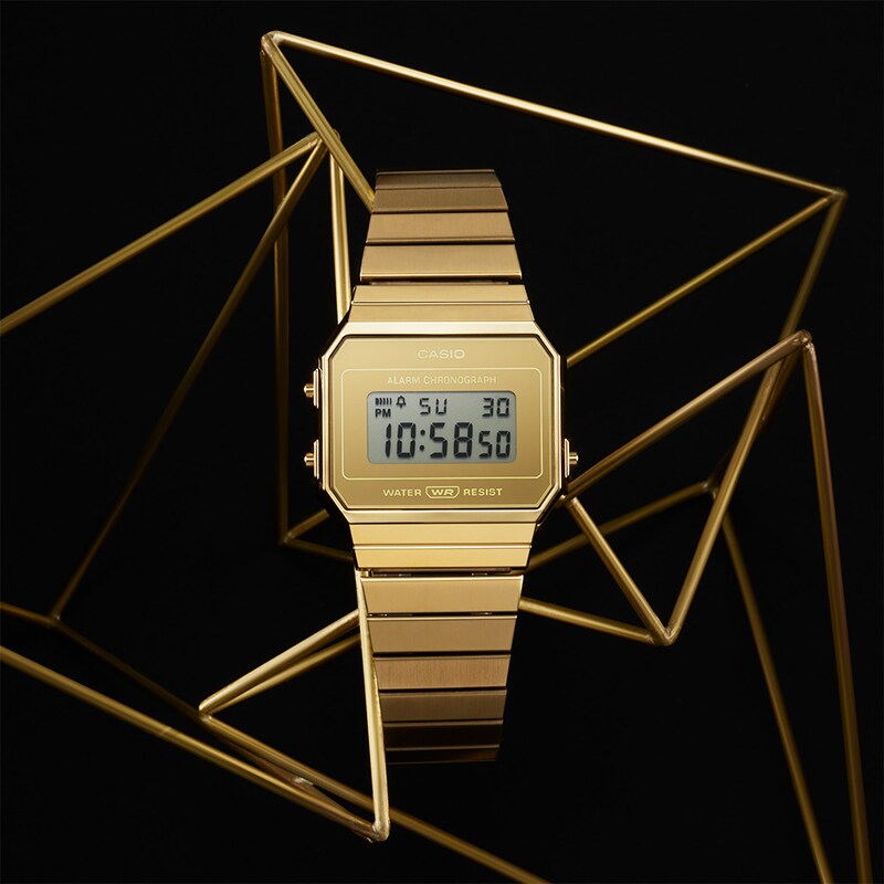 Main Image 2 of Casio Collection A700WEVG-9AEF Gold Tone Stainless Steel Bracelet Watch
