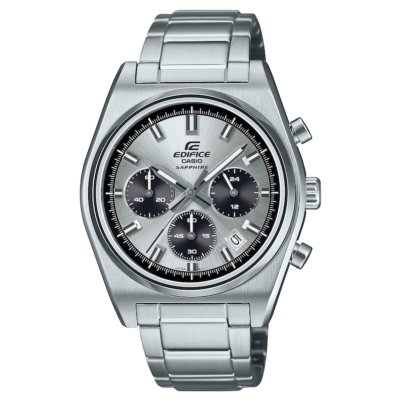 Main Image 1 of Casio Edifice EFB-730D-7AVUEF Men's Grey Dial Stainless Steel Bracelet Watch