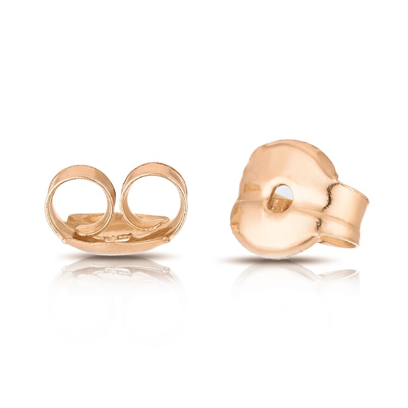Main Image 2 of 9ct Rose Gold Knot Stud Earrings
