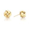 Thumbnail Image 1 of 18ct Yellow Gold 8.5mm Double Knot Stud Earrings