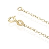 Thumbnail Image 3 of 9ct Two Colour Cubic Zirconia 18" Belcher Chain Heart Pendant
