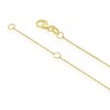 Thumbnail Image 3 of 9ct Yellow Gold Cubic Zirconia Heart Pendant 17+1" Necklace