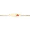 Thumbnail Image 2 of Children's 9ct Yellow Gold Ladybird ID Bracelet