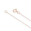 Thumbnail Image 3 of 9ct Rose Gold 25 Gauge Diamond Cut 18" Curb Chain