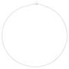 Thumbnail Image 2 of 9ct White Gold 25 Gauge 18" Spiga Chain