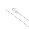 Thumbnail Image 3 of 9ct White Gold 25 Gauge 18" Spiga Chain