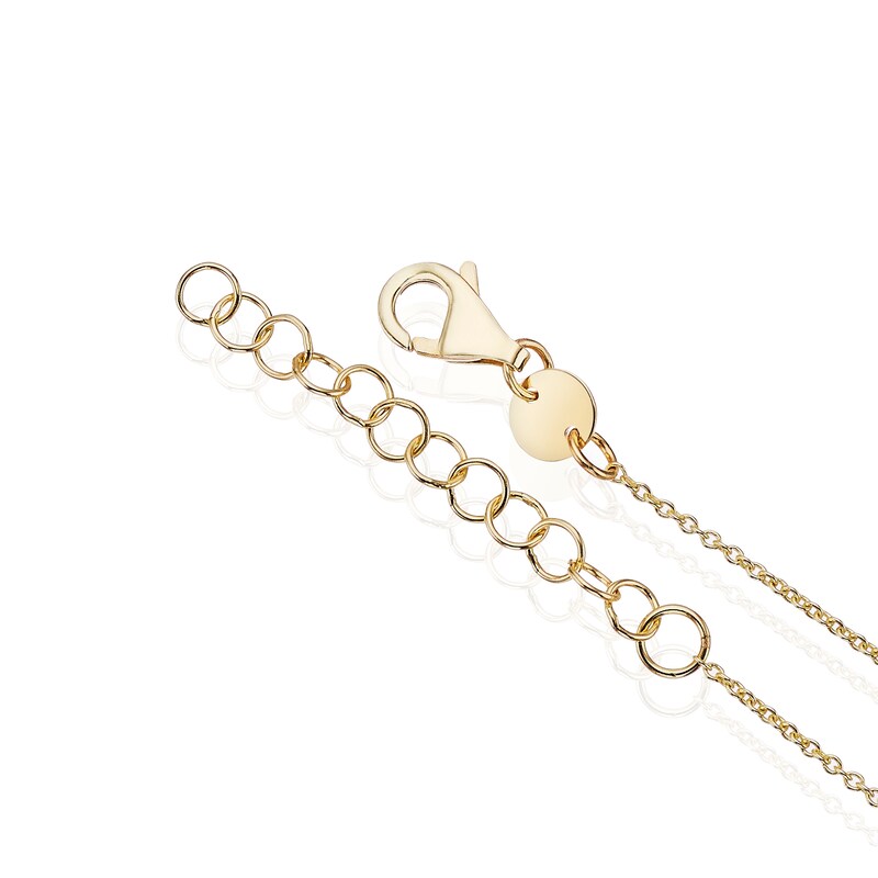 Main Image 3 of 9ct Yellow Gold Rope & Trace 16+1&quot; Necklace