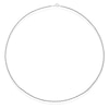 Thumbnail Image 2 of 9ct White Gold 18" Rope Chain